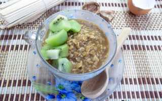 Овсянка залитая водой для похудения