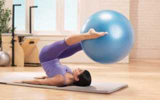 Занятия с фитболом для похудения после родов
