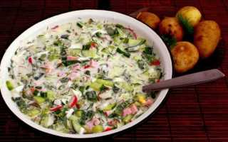 Окрошка полезна при похудении