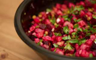 Винегрет с квашеной капустой для похудения