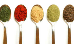 5 ложек для похудения меню