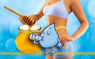 Вода с медом по утрам для похудения результаты