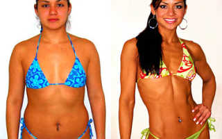 Как качать мышцы при похудении