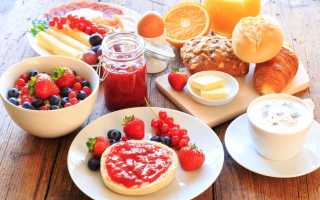 Виды завтраков при похудении