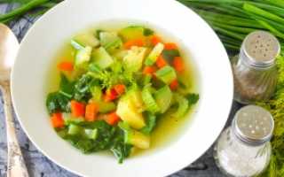 Овощной суп без сельдерея для похудения