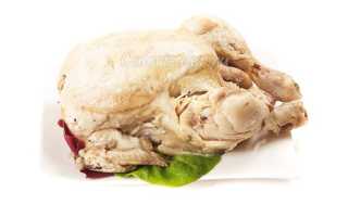 Отварные куриные бедра при похудении