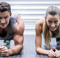 Планка для похудения план