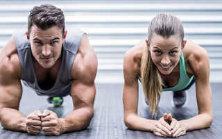 Планка для похудения план