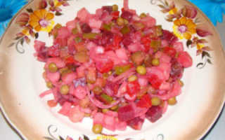 Винегрет салат для похудения