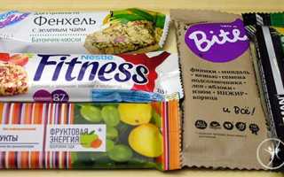 Вкусные батончики для похудения