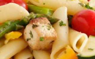 Порция макарон при похудении