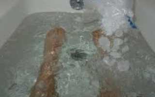 Вода со льдом для похудения