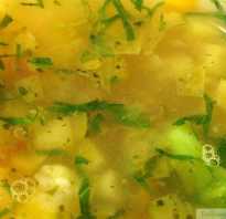 Витаминный суп для похудения