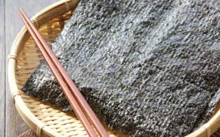 Водоросли нори для похудения