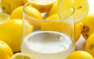 Вода с долькой лимона для похудения