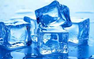 Вода со льдом при похудении