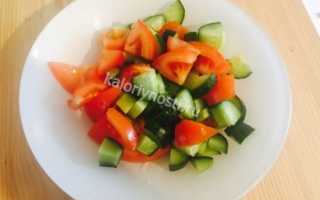 Помидоры с огурцом салат помогает ли похудеть